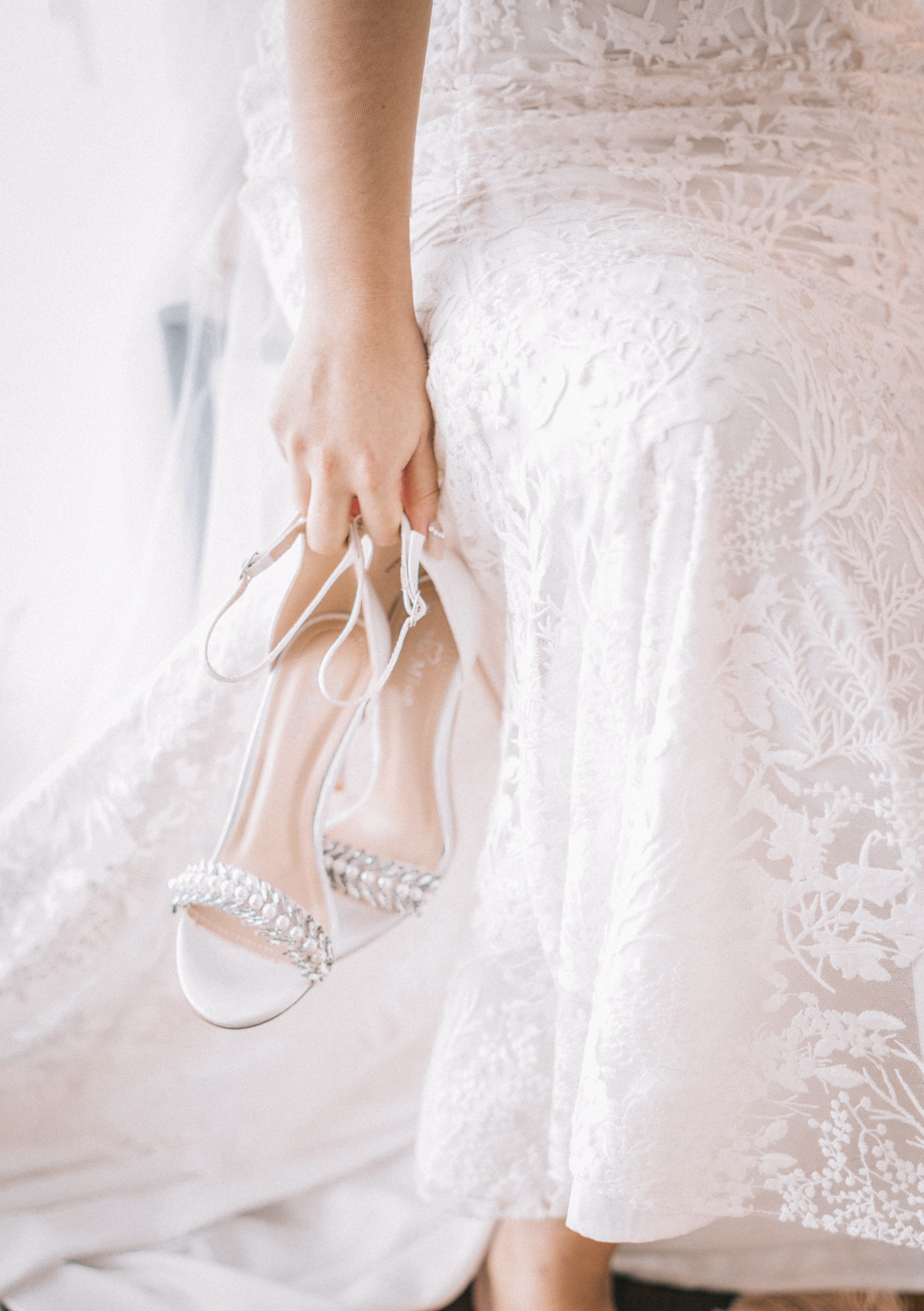 Wedding Dress & Heels